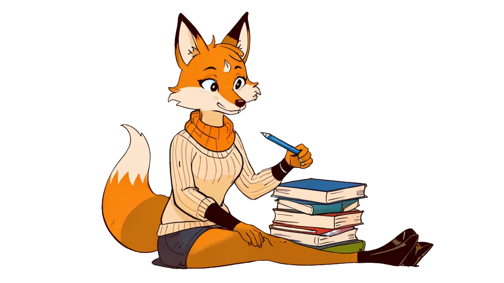 Beste Krypto Casino: The fox note-taker, at a reading desk stacked with documents The fox note-taker, at a reading desk stacked with documents